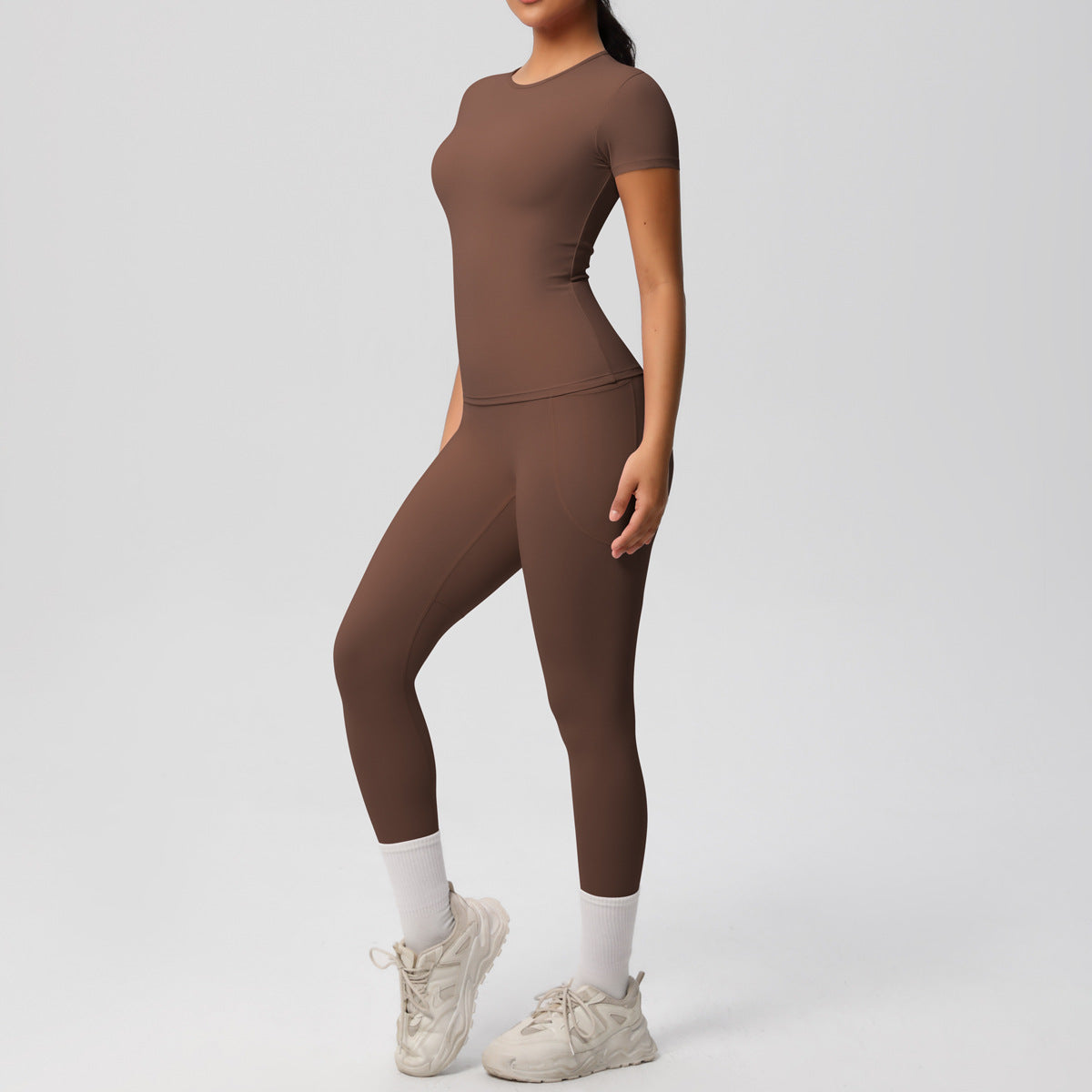 Short Sleeve Breathable Top & Pants Set