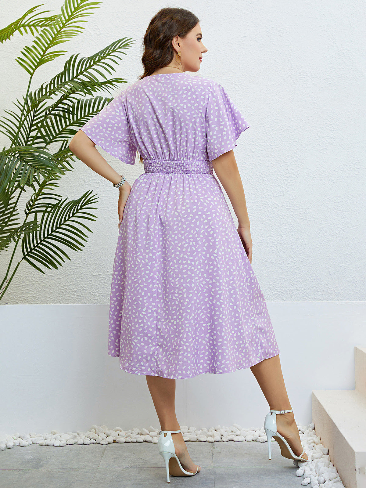 Violet Light Summer Dress