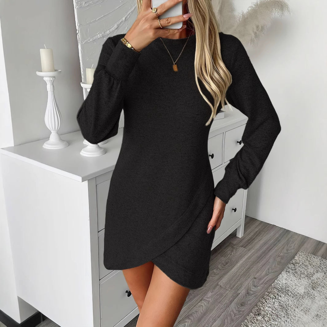 Black Hem Cross Dress
