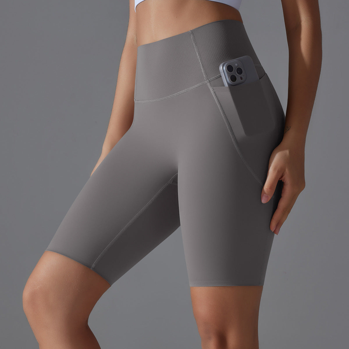 Seamless Side Pocket Shorts