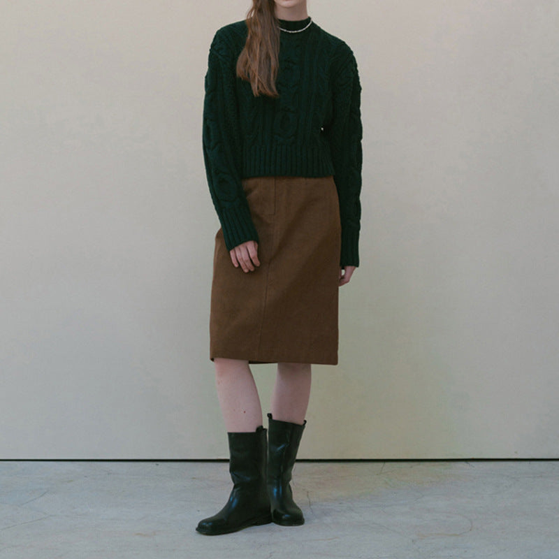 Midi Corduroy Skirt