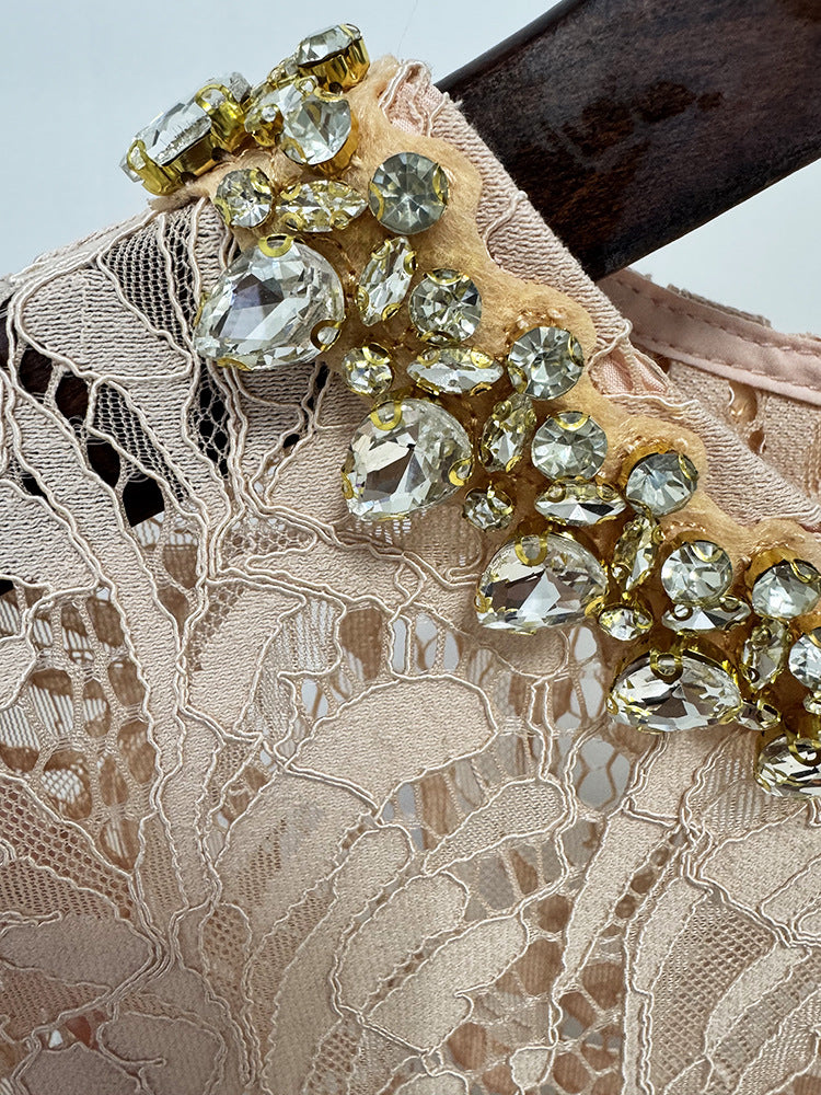 Bead Diamond Lace Dress