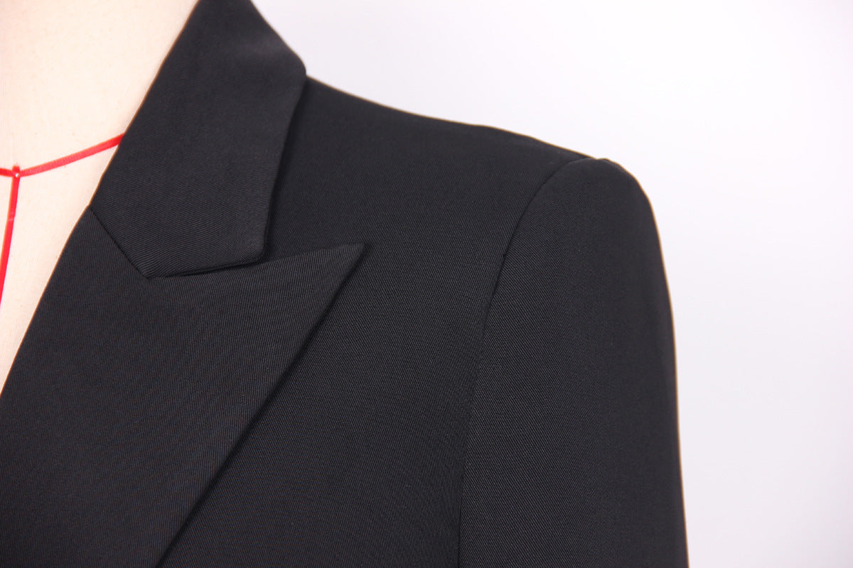 Classic Black Slimming Blazer