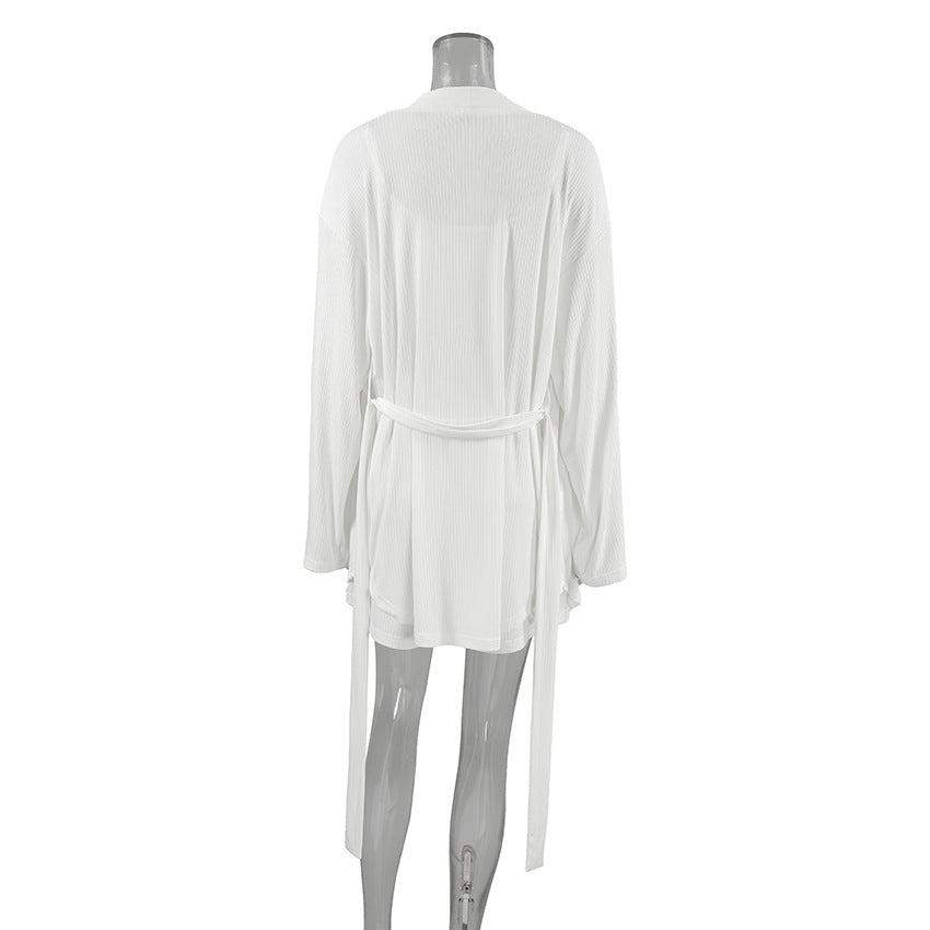 Knitted Three Piece Pajama Set