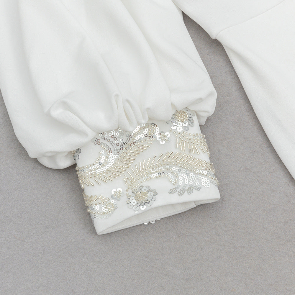 Sofie White Evening Dress
