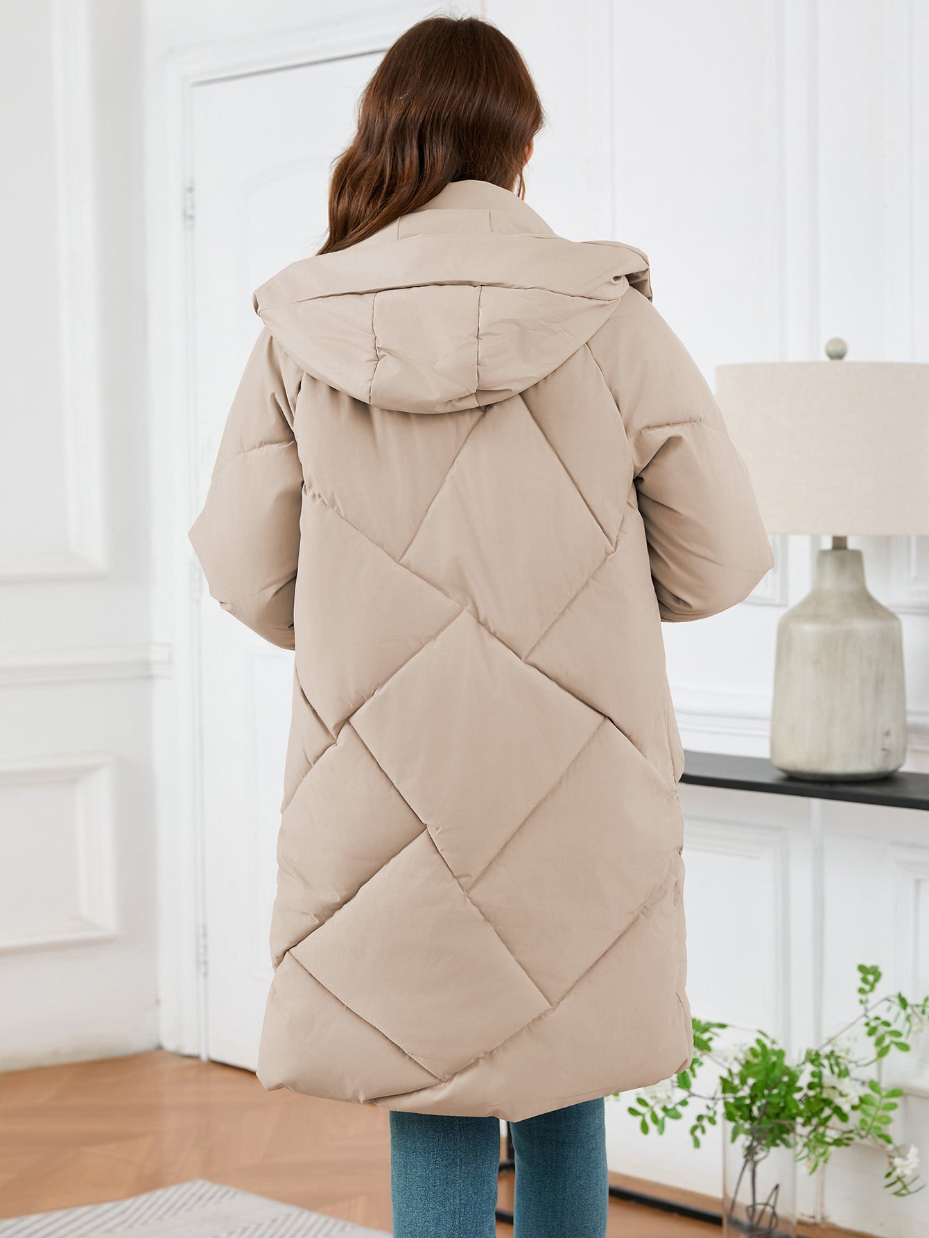 Mid Length Cotton Padded Coat