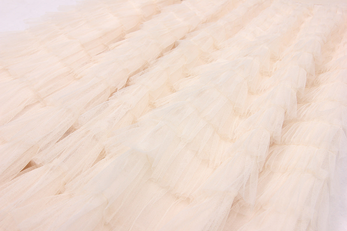 Tulle Ruffle Skirt