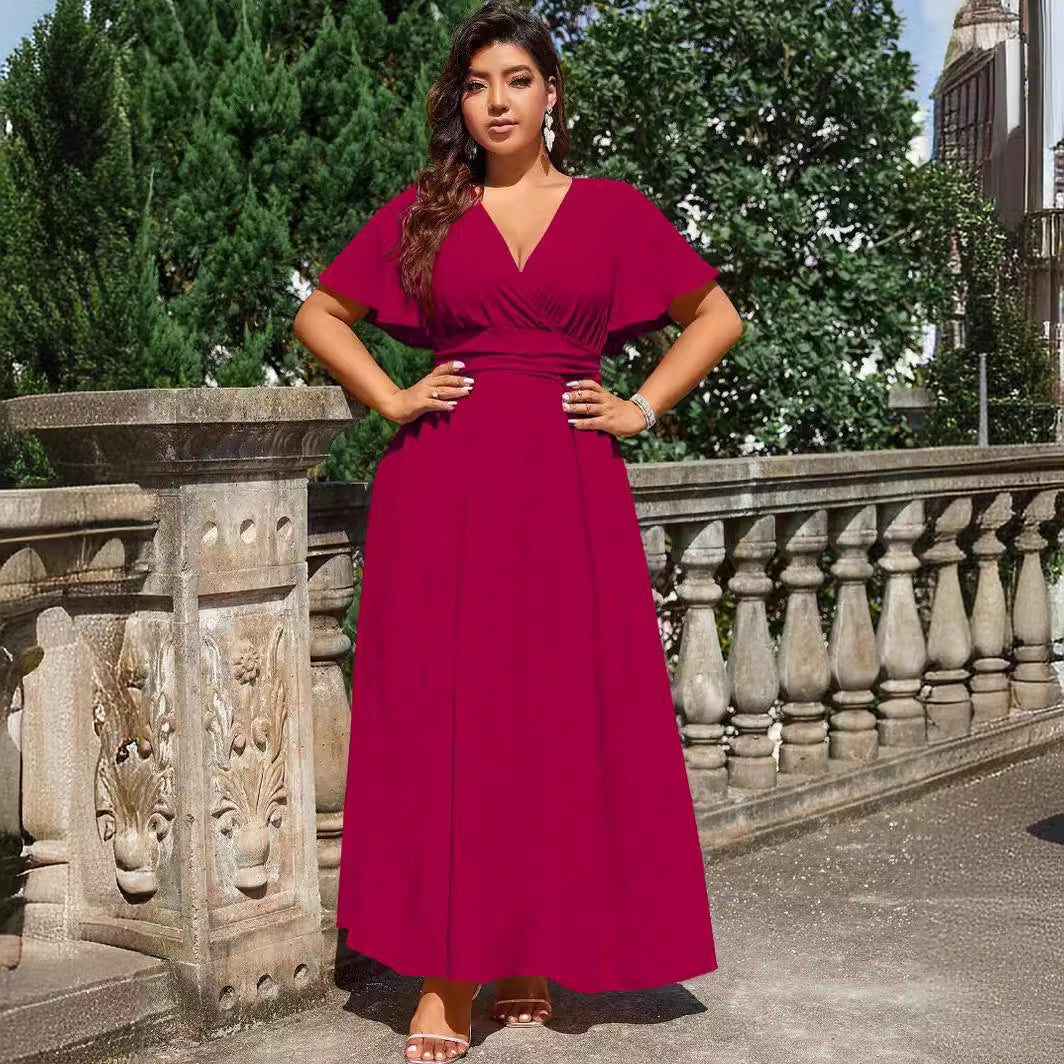 Burgundy Morgan Maxi Dress