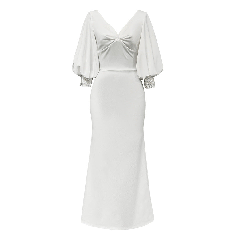 Sofie White Evening Dress