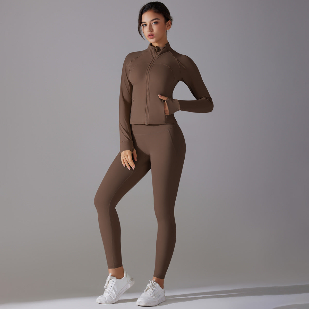 Long Sleeve Zipper Jacket & Pants Set