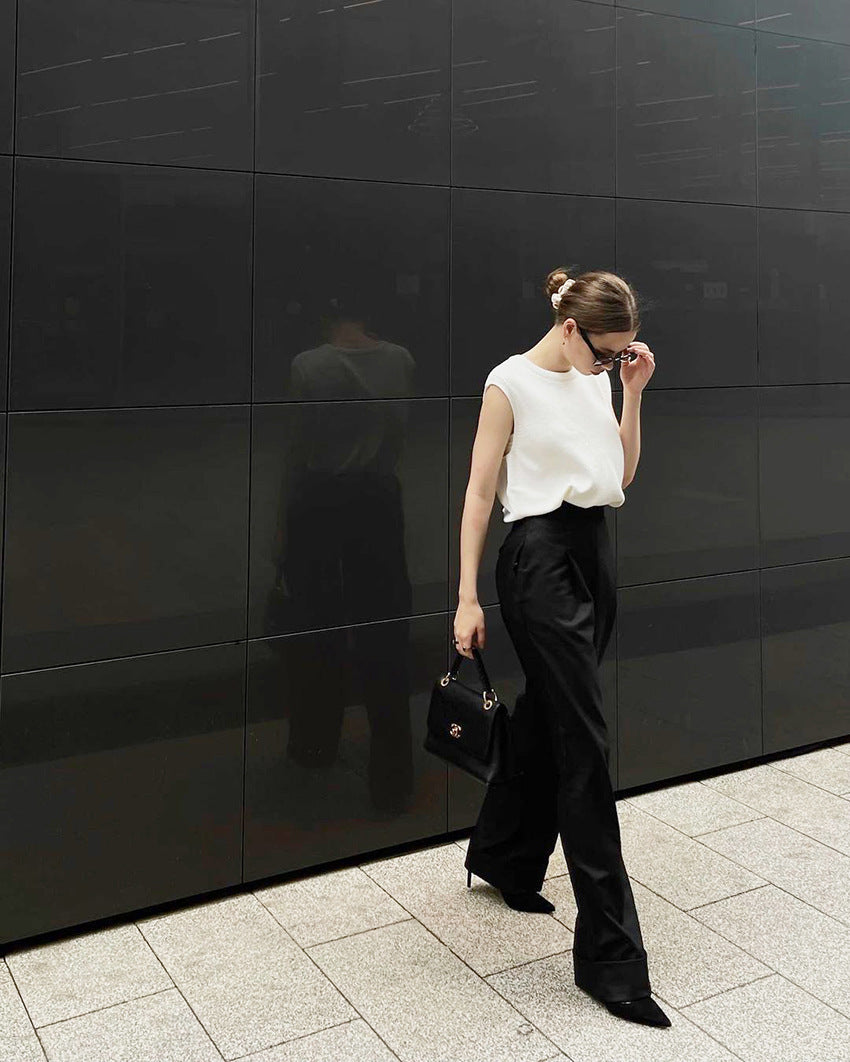 Black Mopping Work Pants