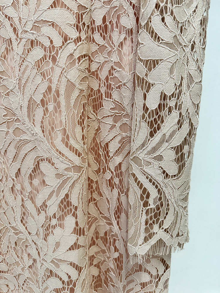 Bead Diamond Lace Dress