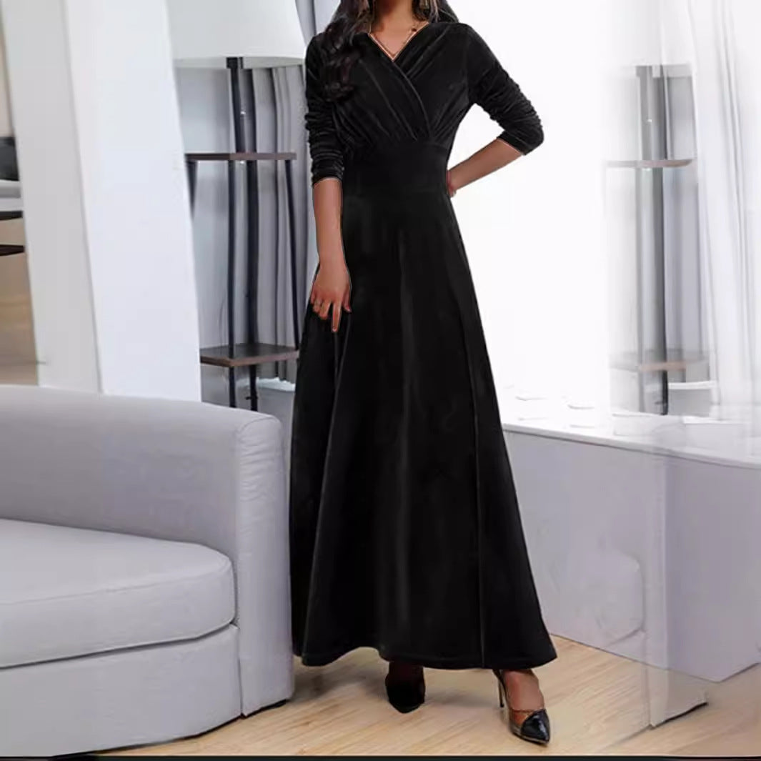 Gaia Black Dress