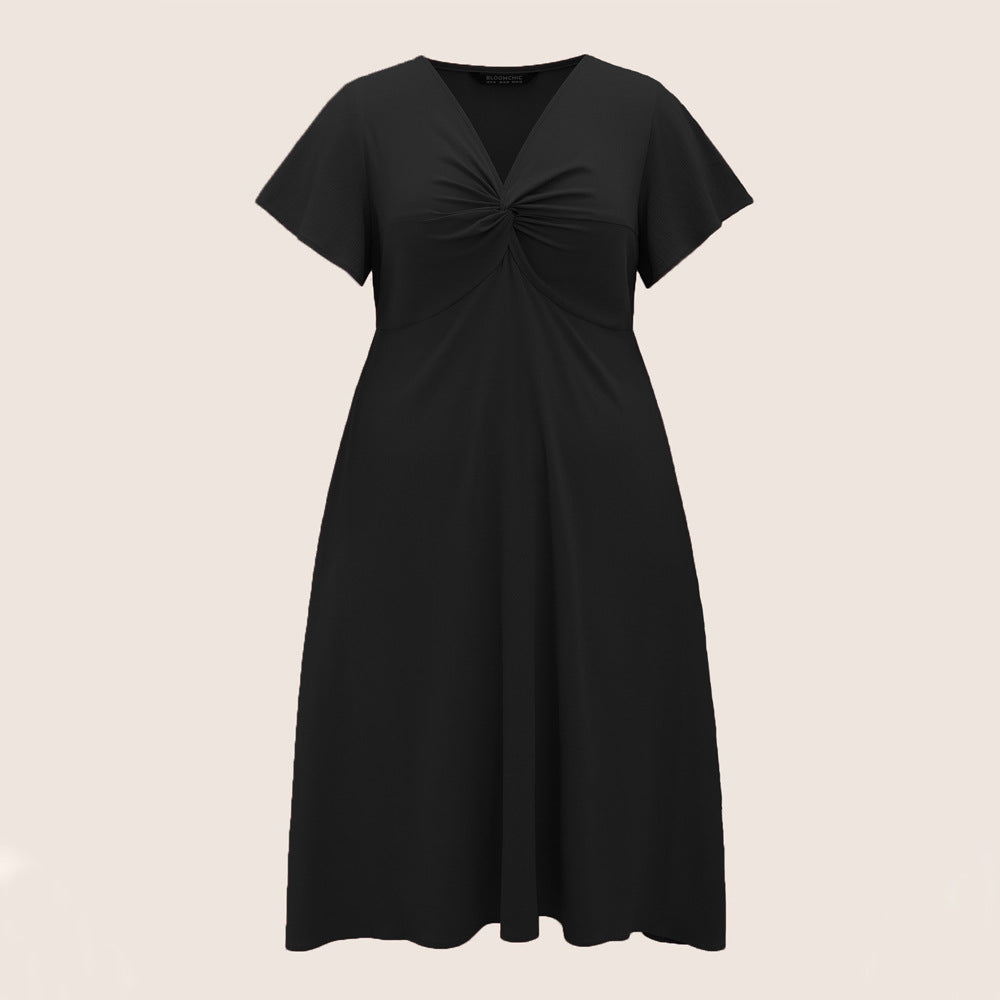 Black Tea Retro Dress