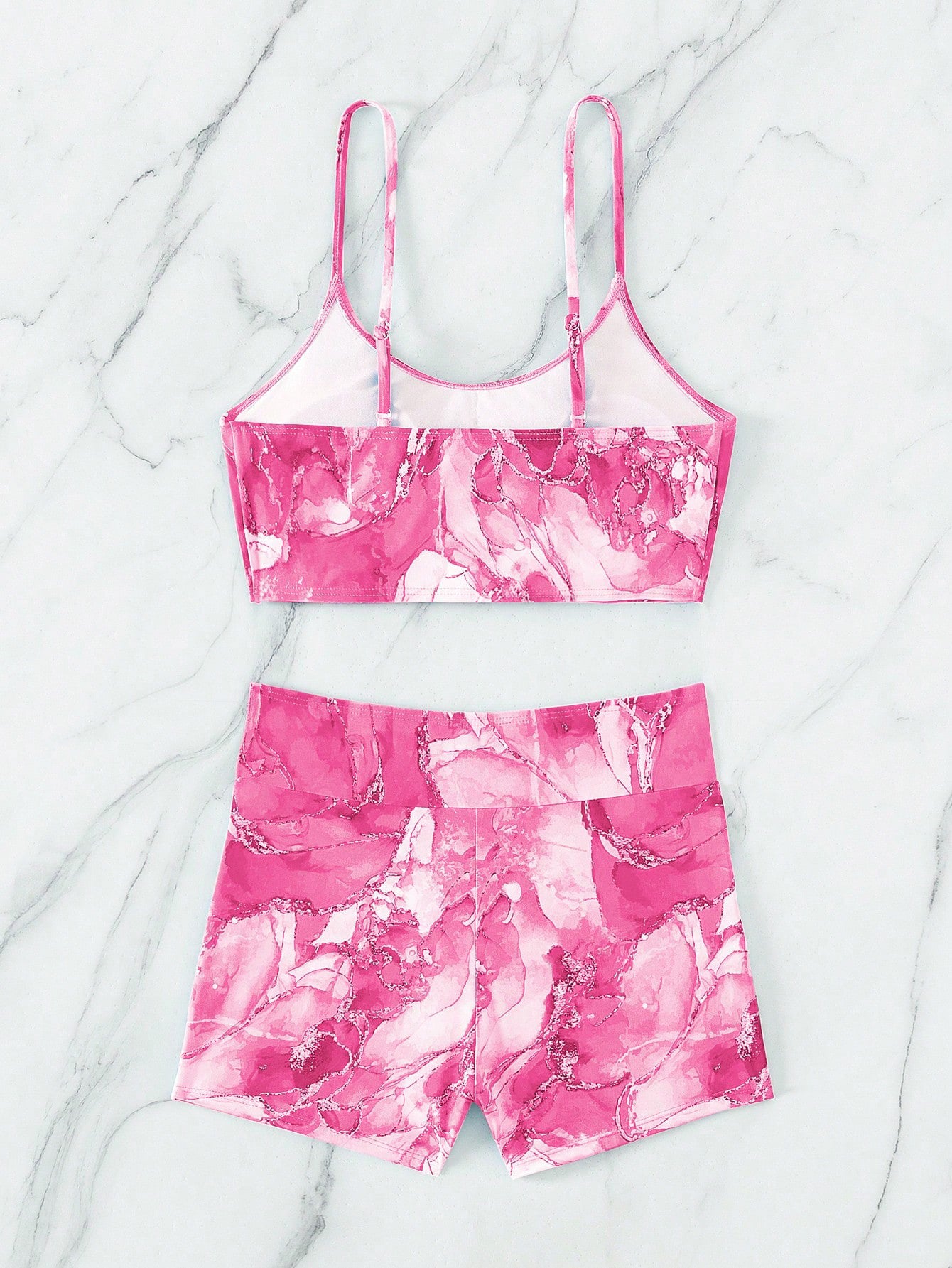 Tie Dyed Split Printed Bikini