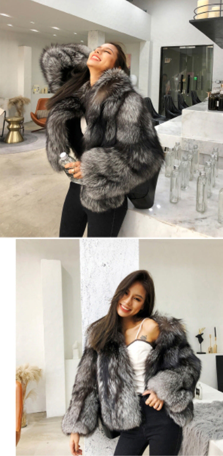 Short Faux Fur Coat