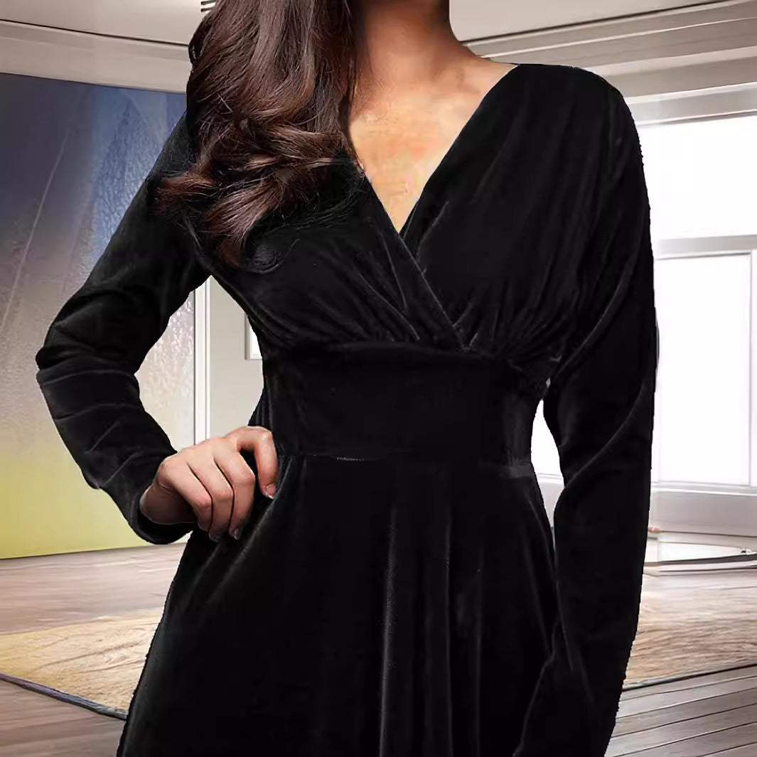 Gaia Black Dress