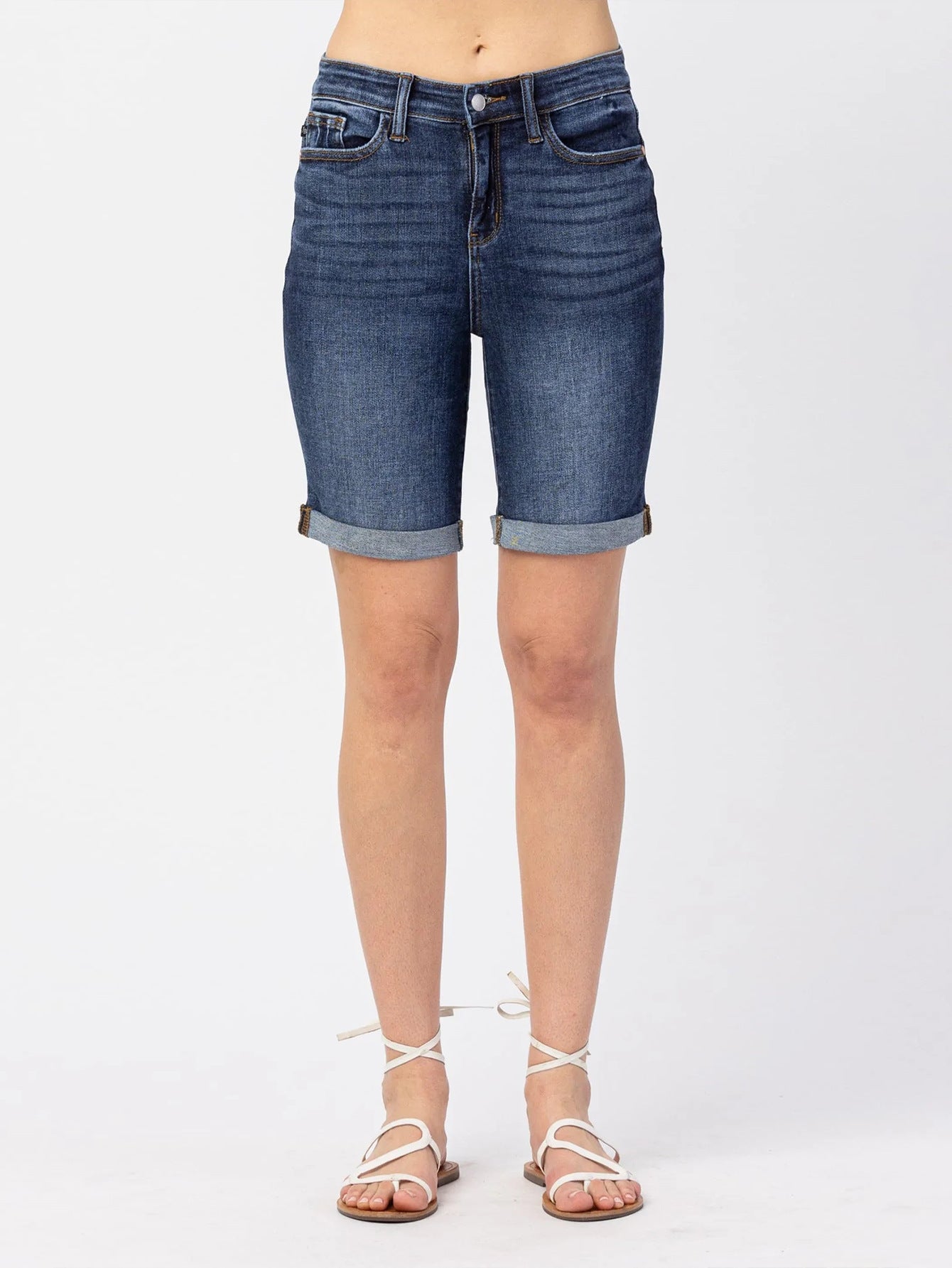 Casual Slim Fit Denim Shorts