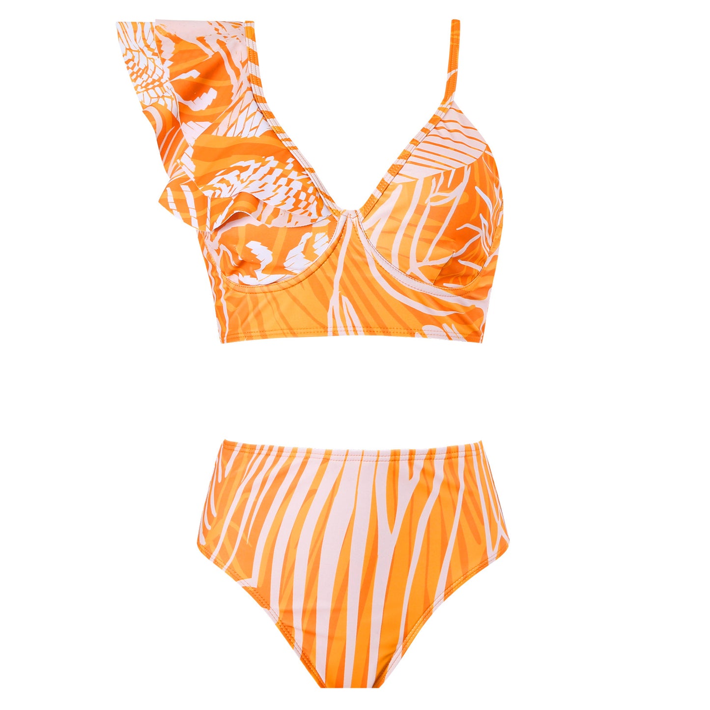 Printed Bikini Swimsuit Set