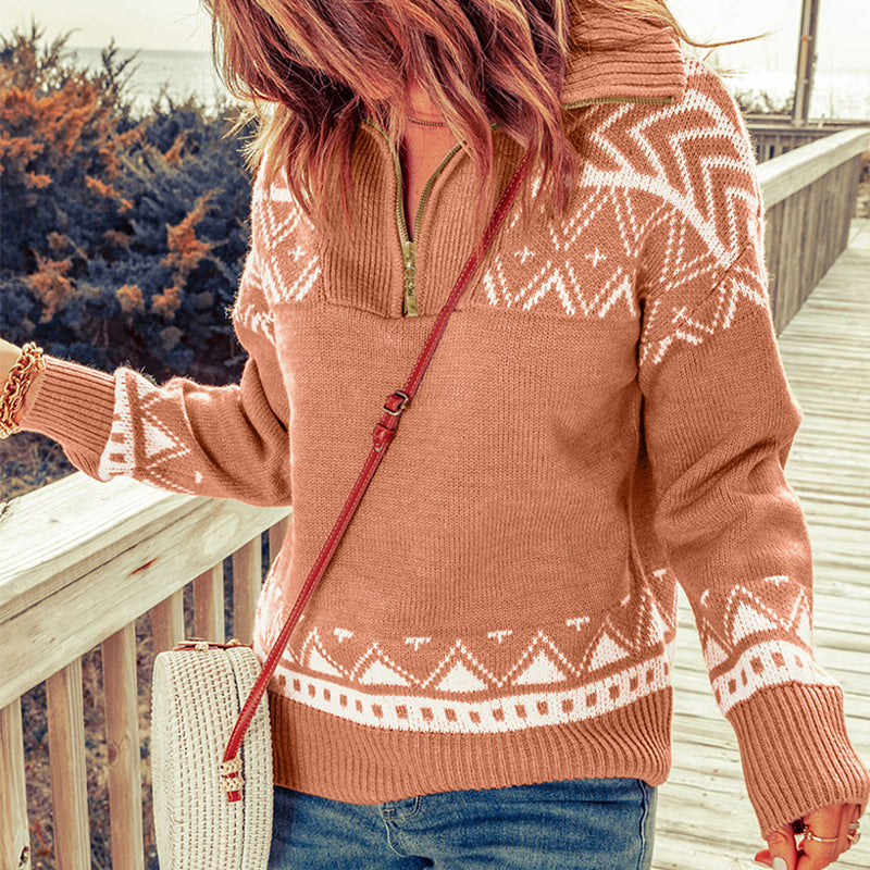 Abstract Pattern Sweater