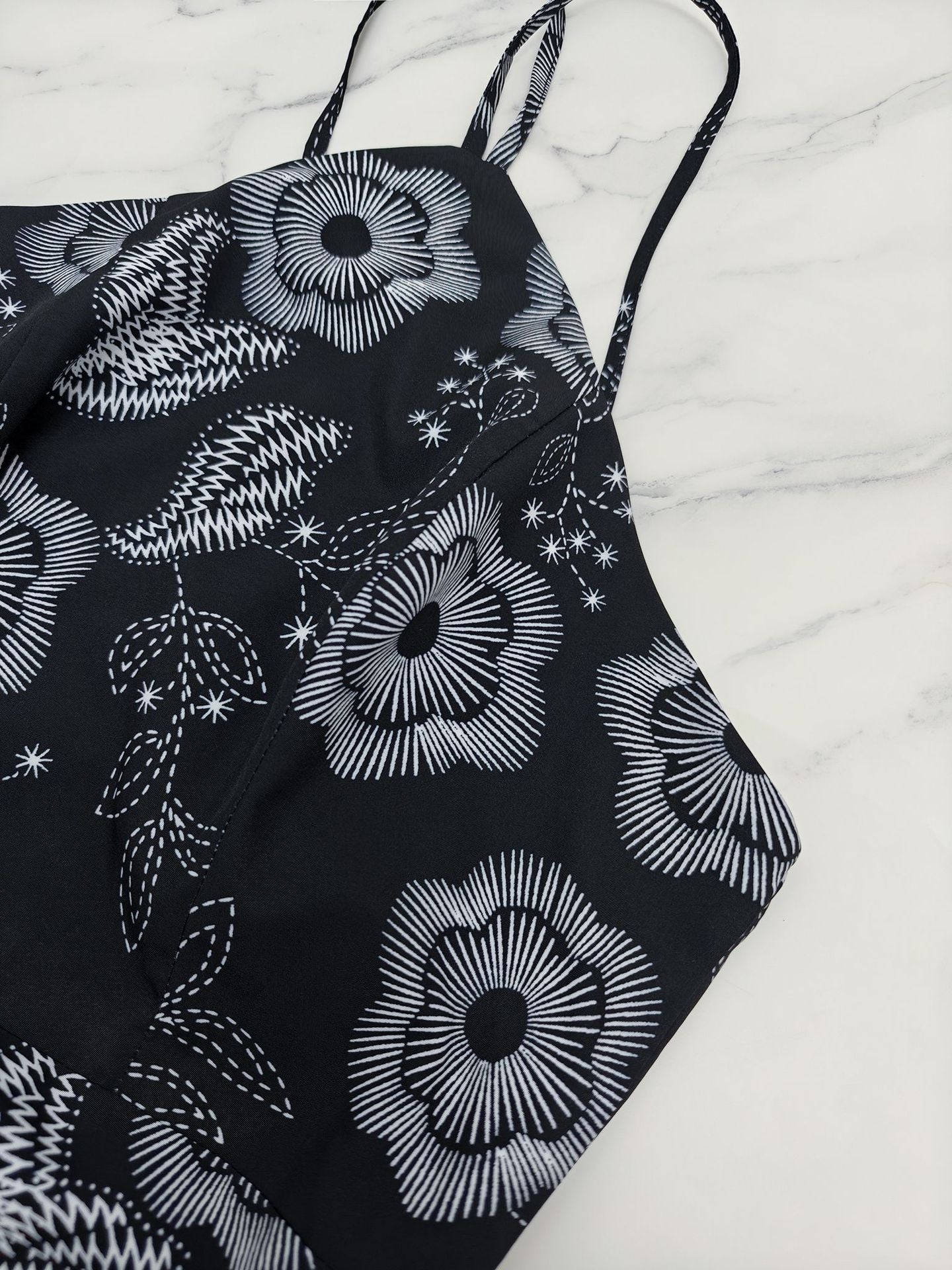 Halter Vacation Elegant Printed Dress