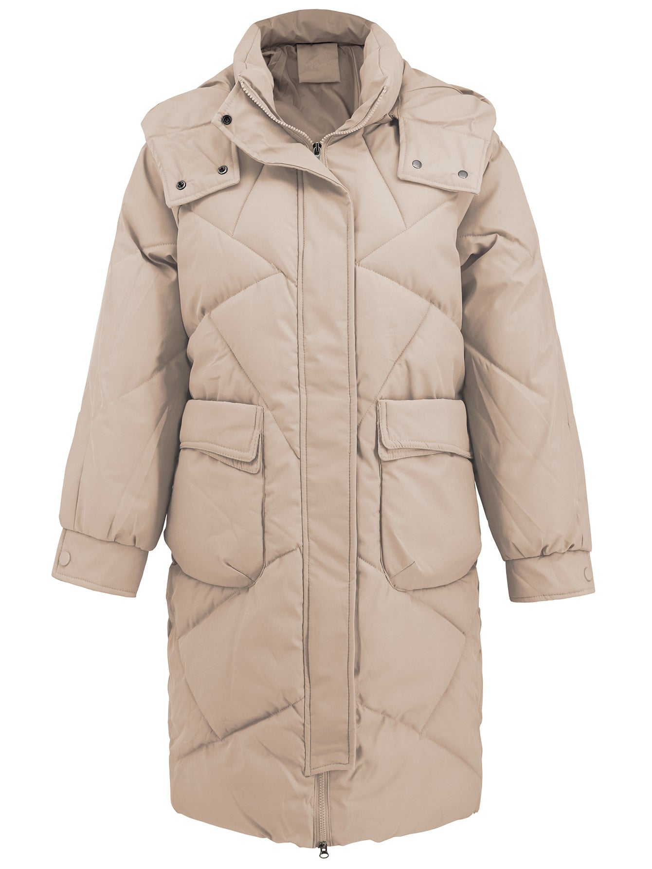 Mid Length Cotton Padded Coat