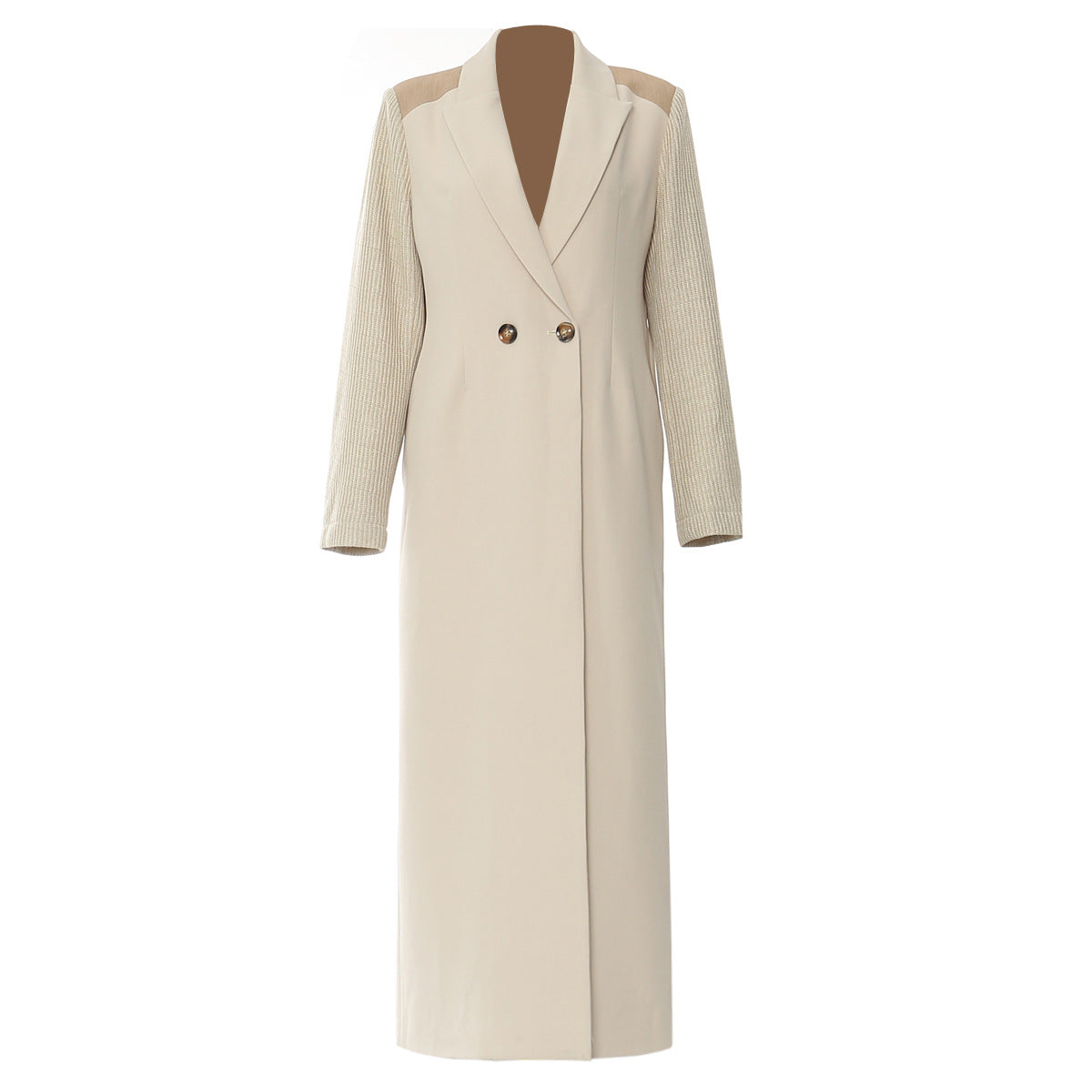 Patchwork Mid Length Coat