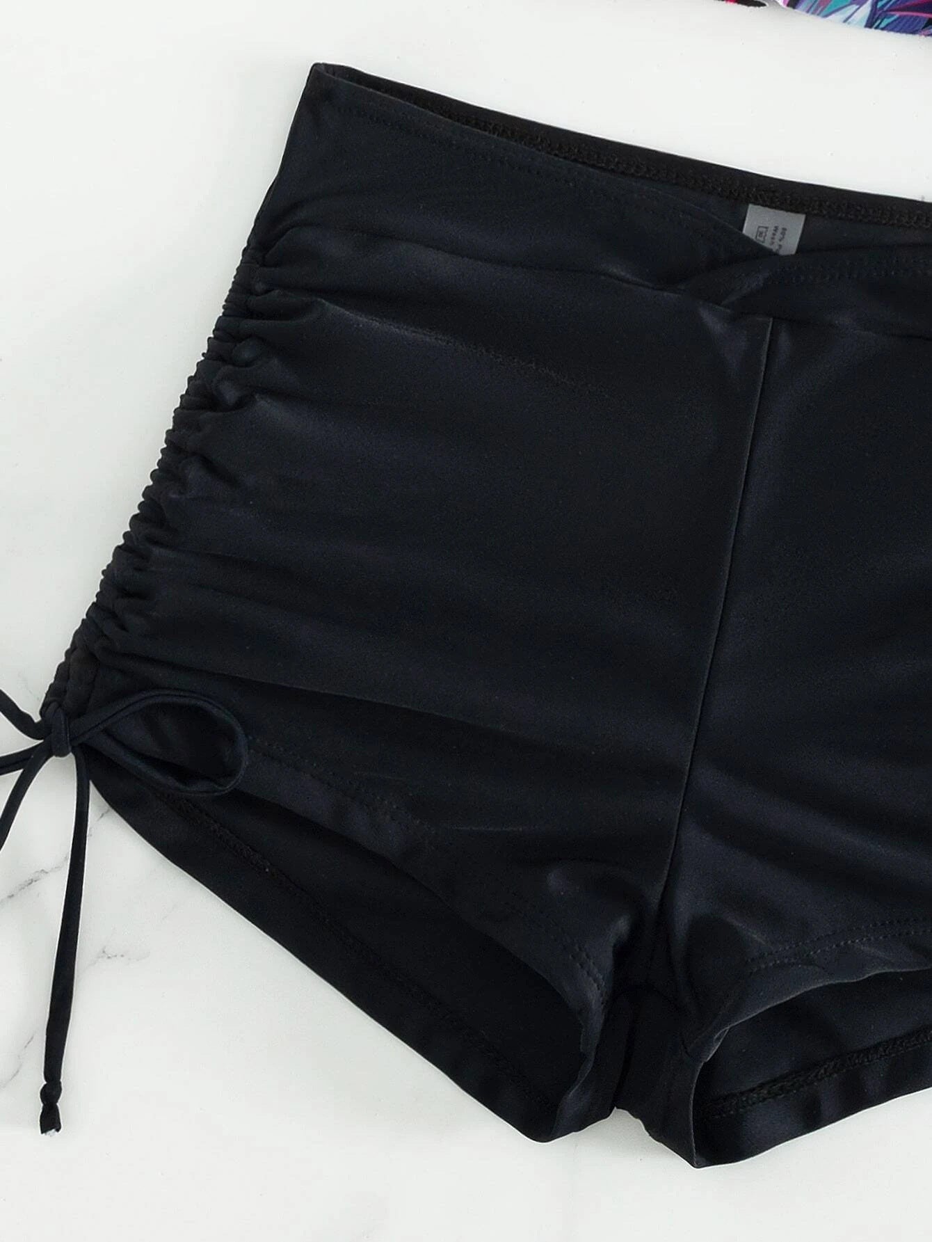 Tropical Boy Shorts Bikini