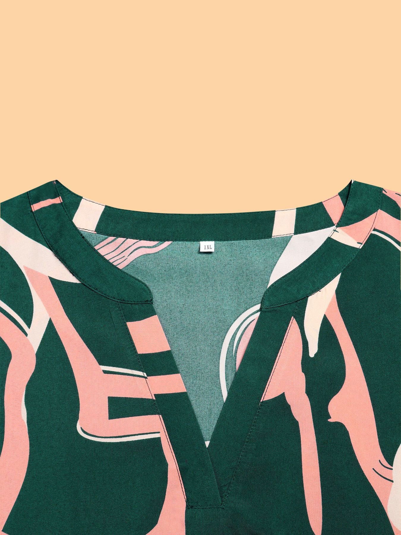 Green Batwing Top