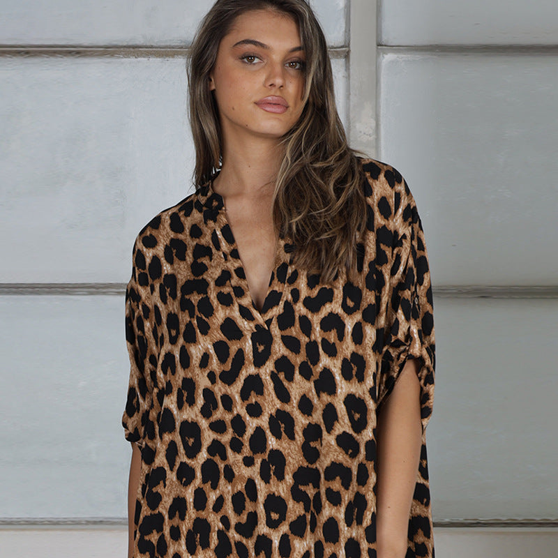 Leopard Print Cover up