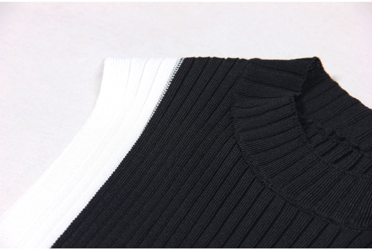 Naomi Sleeveless Slim Knitted Dress