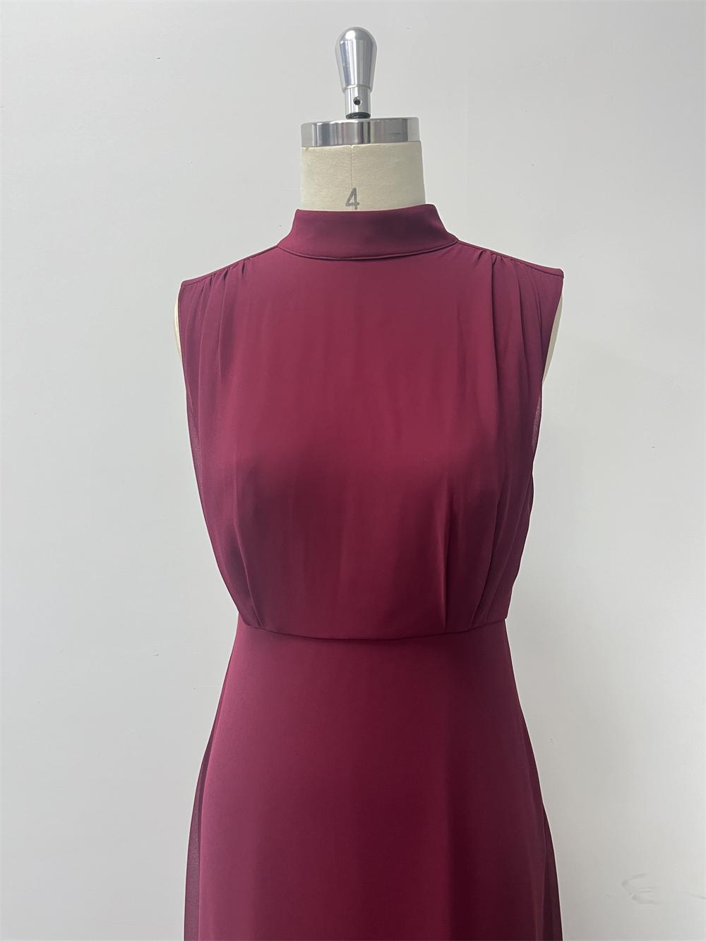 Sleeveless Elegant Chiffon Dress