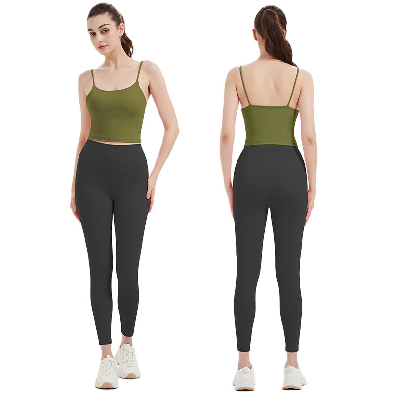 Sportswear Two Piece Set with Chest pad
