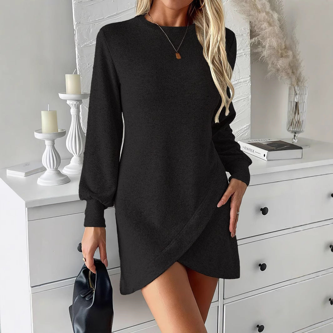 Black Hem Cross Dress