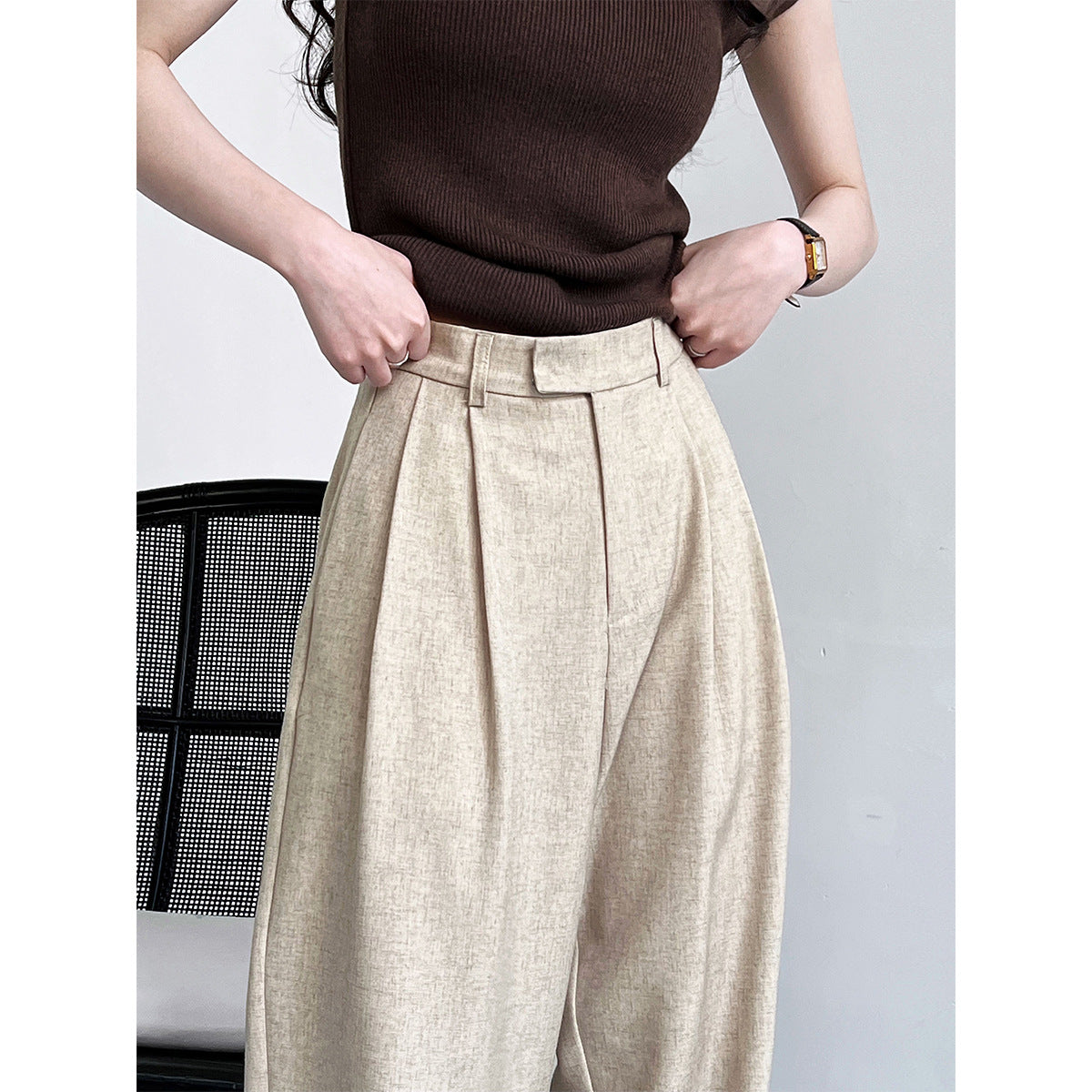 Mopping Wide Leg Pants