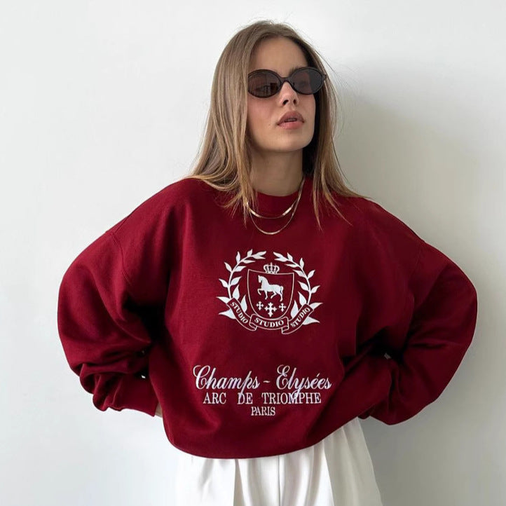Soft French Burgundy Sweatshirt