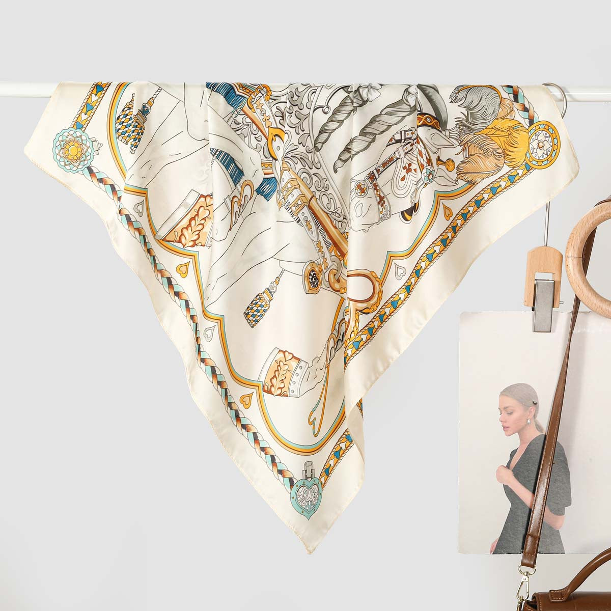 Four Seasons Artificial Silk Scarf