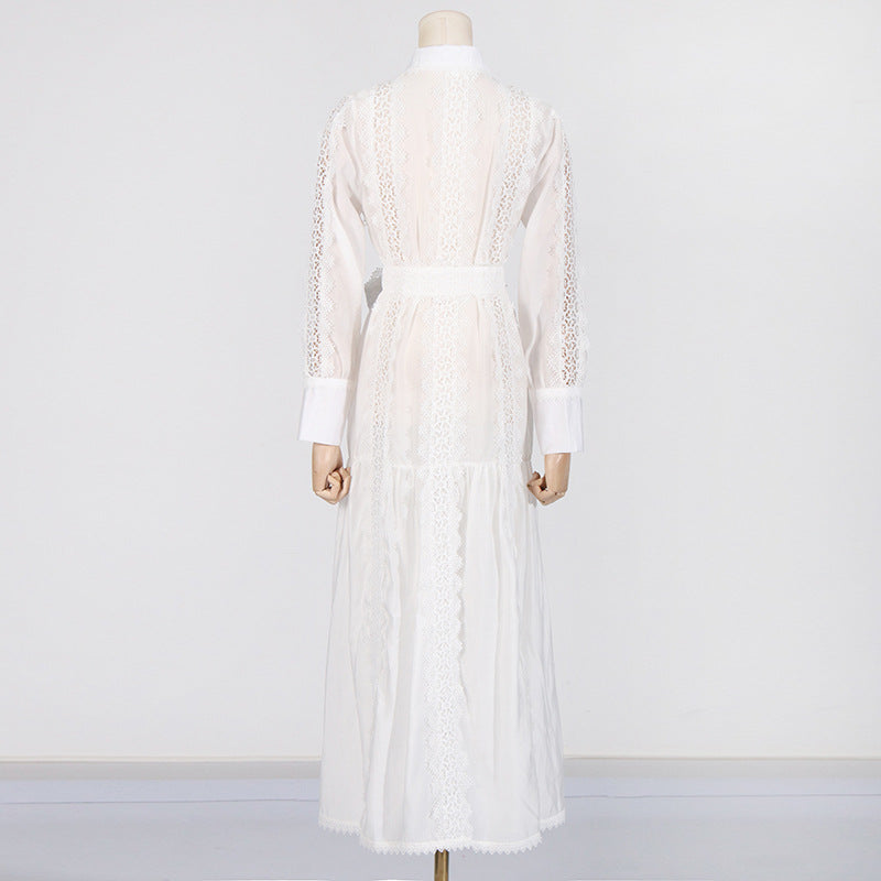 French Elegance Ruffled Dress
