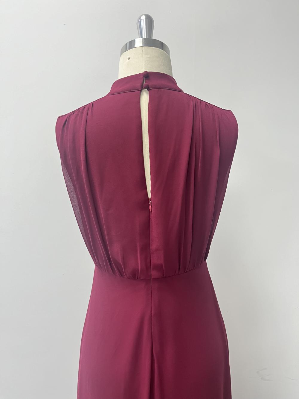 Sleeveless Elegant Chiffon Dress