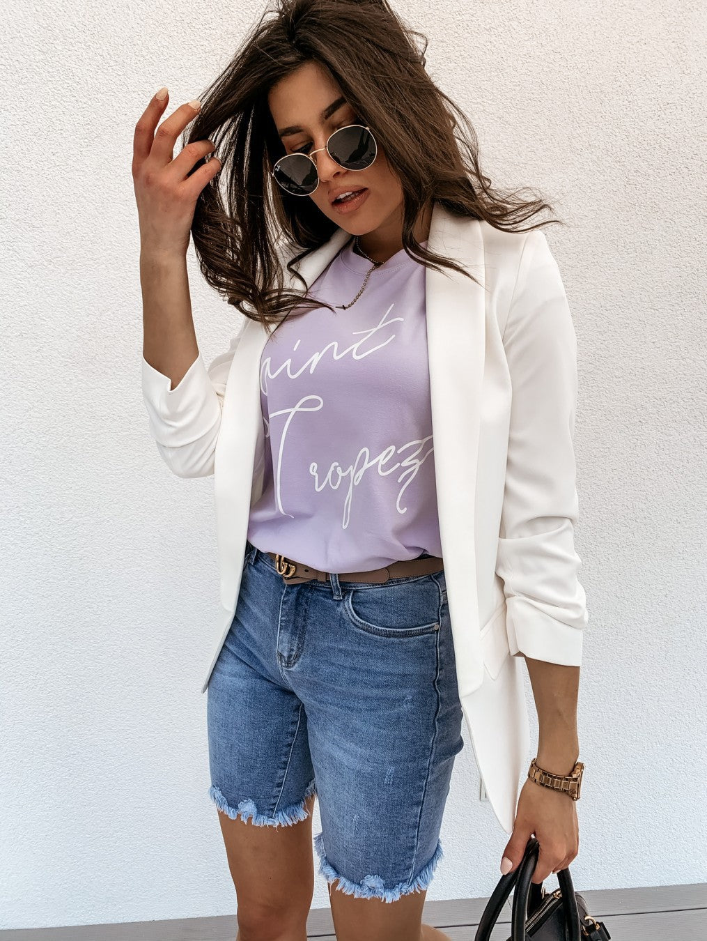 Summer Denim Frayed Hem