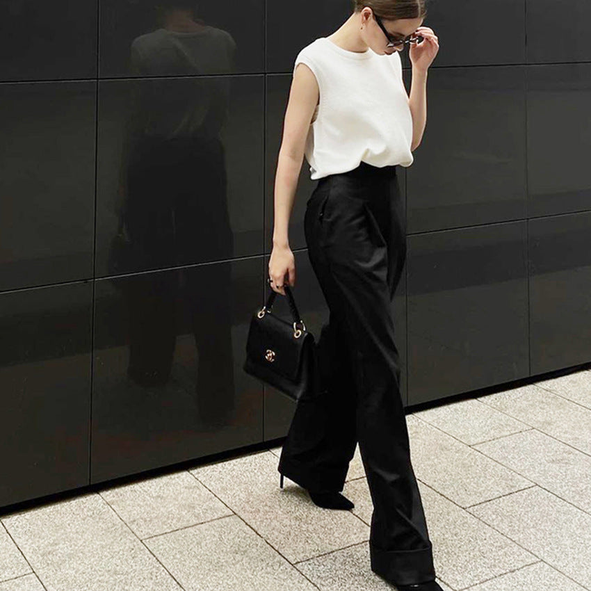 Black Mopping Work Pants