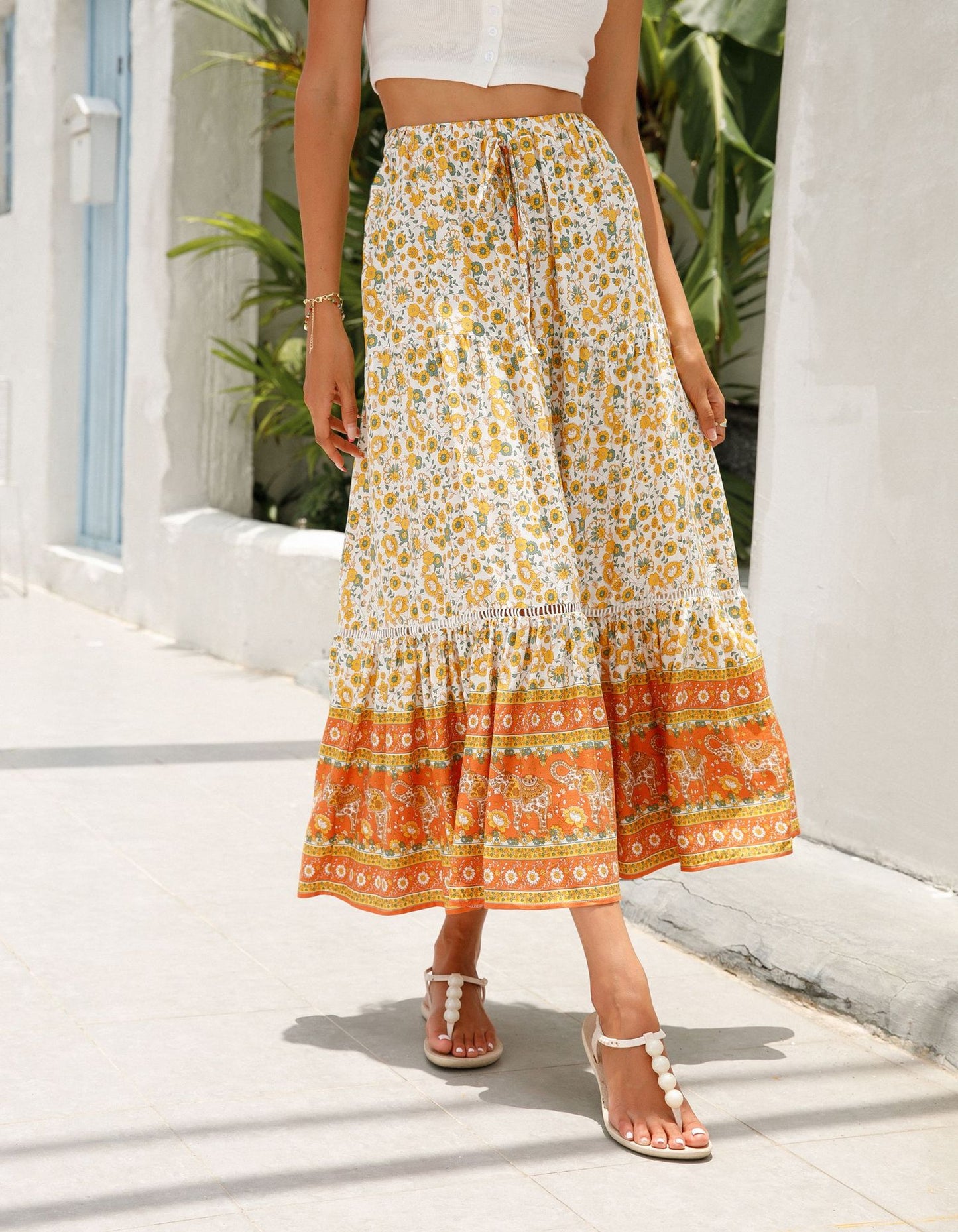 Bohemian Beach Skirt