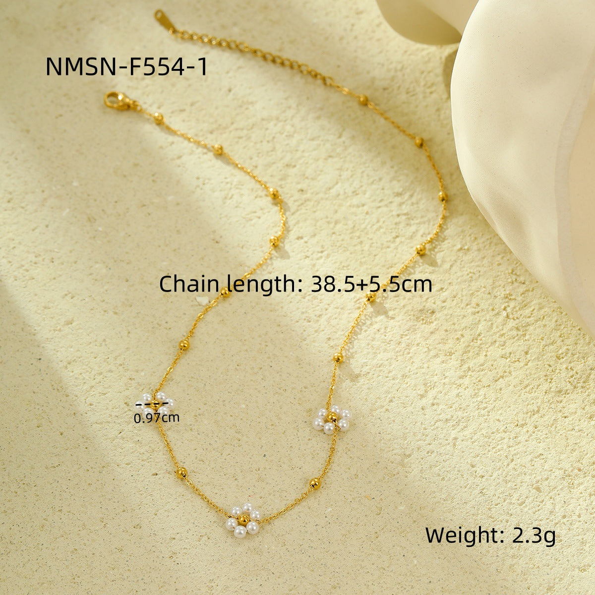 Pearl Floral Tassel Necklace