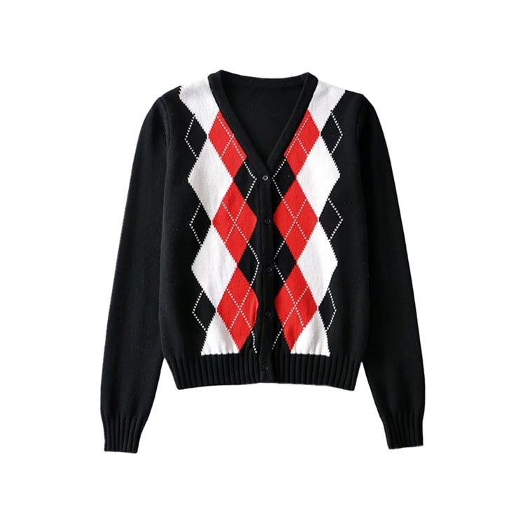 Argyle Cardigan