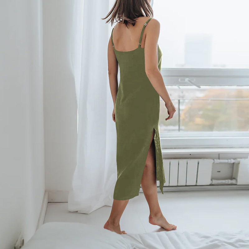 Cotton Double Layer Crepe Dress