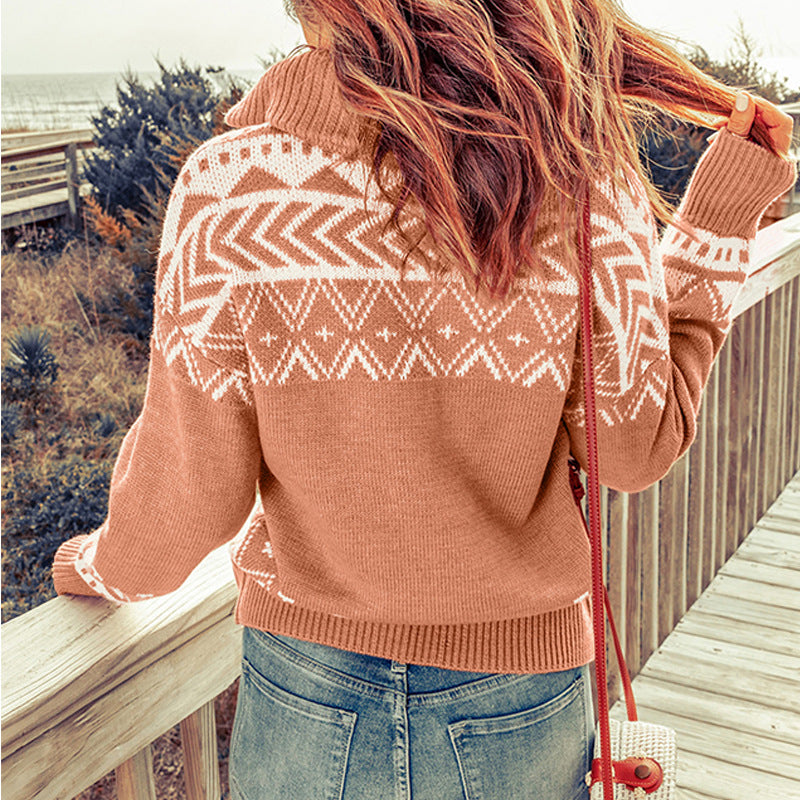 Abstract Pattern Sweater