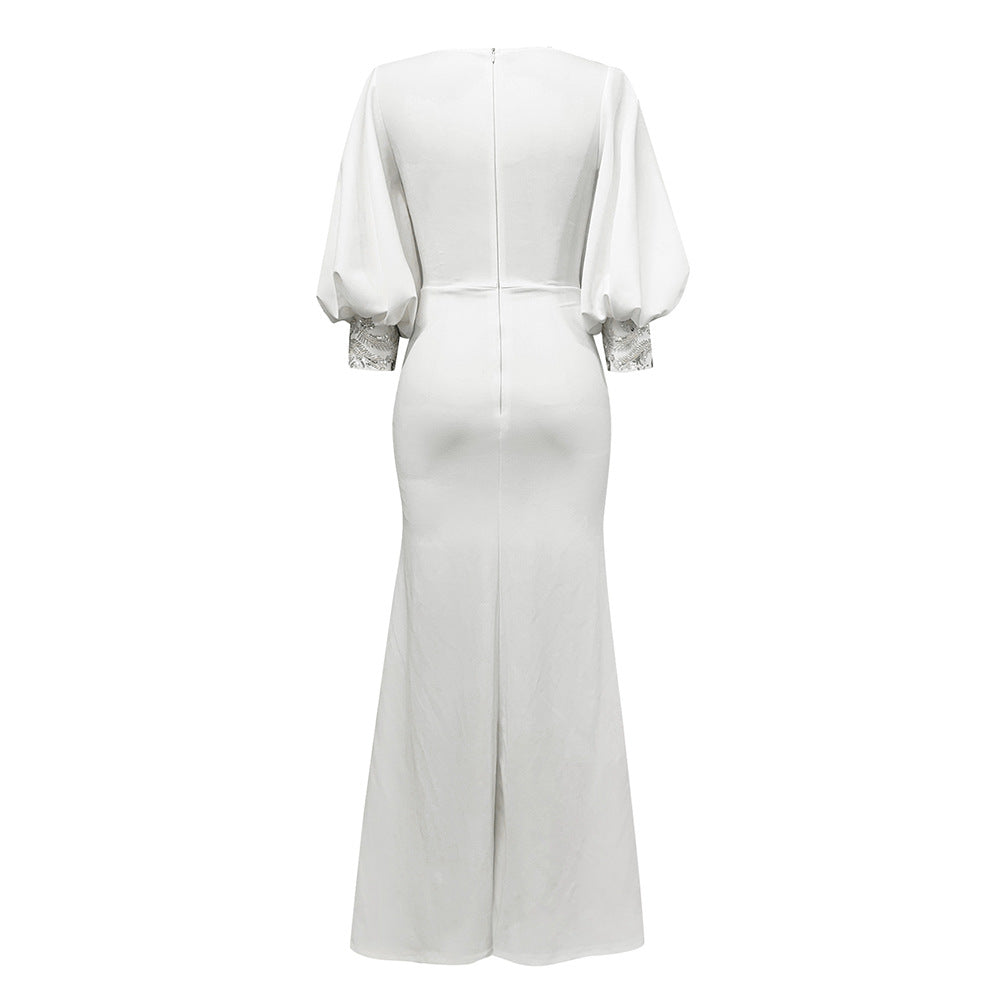 Sofie White Evening Dress