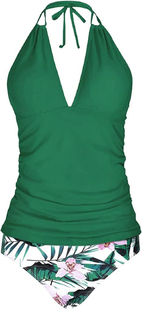 Halter Tankini Swimsuit