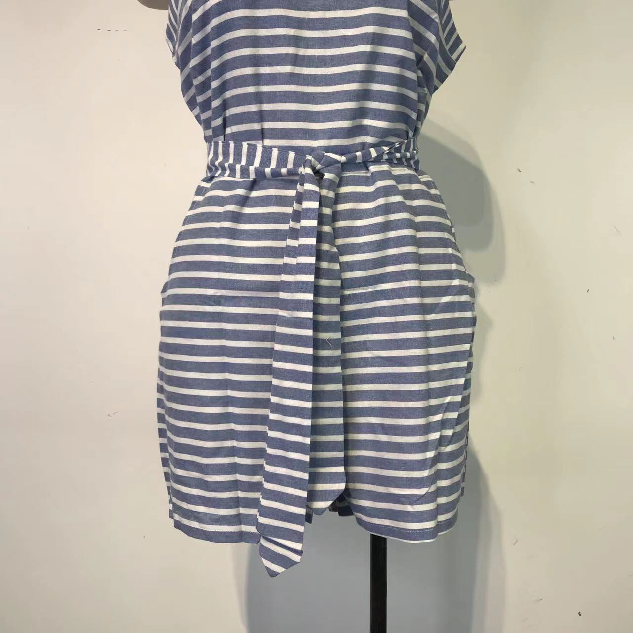 Striped Halter Romper
