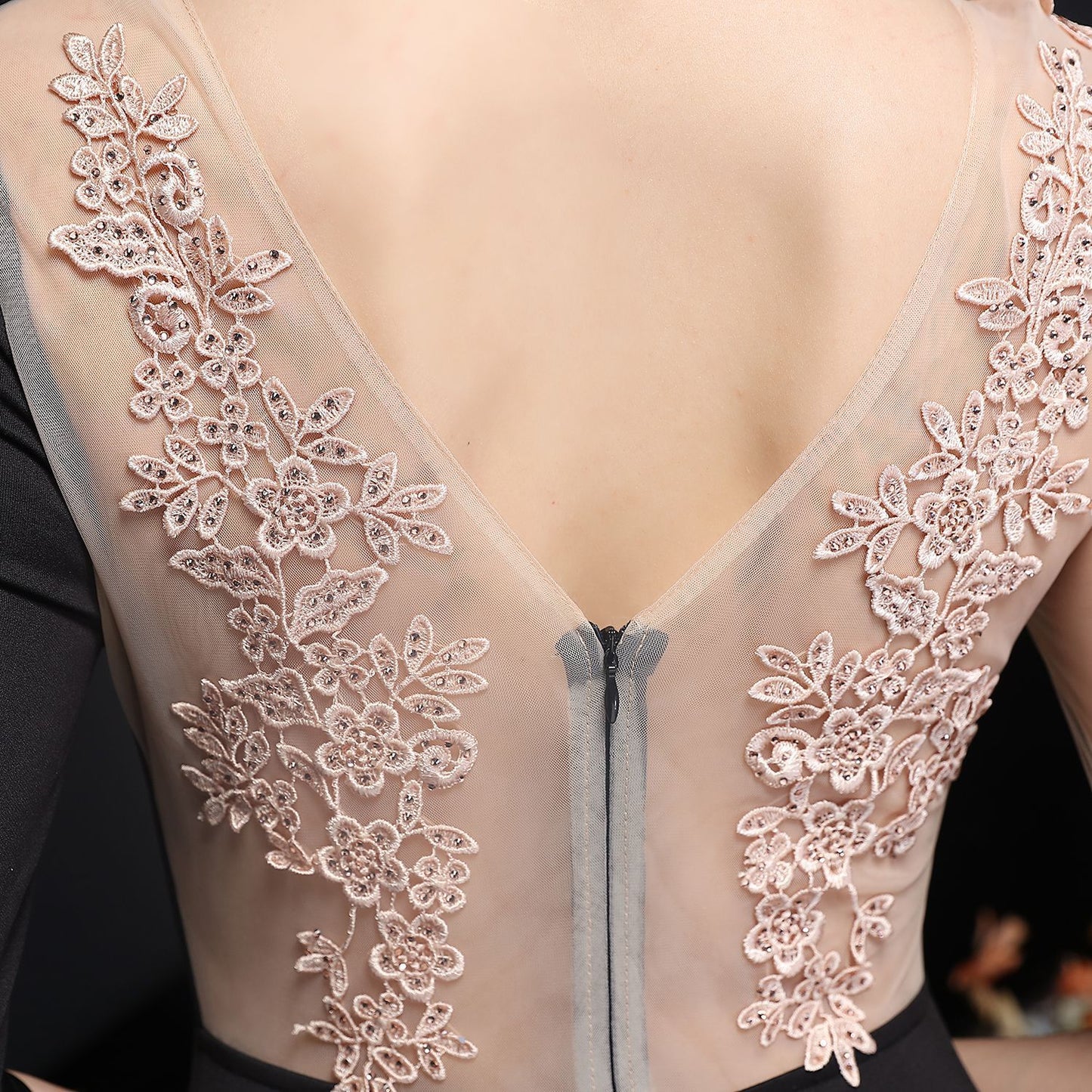 Diamond Fishtail Evening Dress